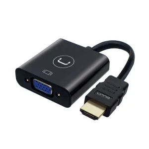 Adaptador UNNO HDMI a VGA AD4202BK color negro