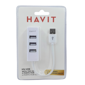 Hub USB HAVIT HV-H18 multipuerto para computadora y laptop