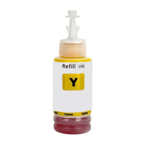 botella de tinta para impresora amarilla compatible 70ml