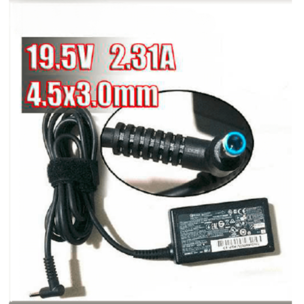 Cargador para Laptop HP 19.5V 2.31A 4.5*3.0MM, Nstore