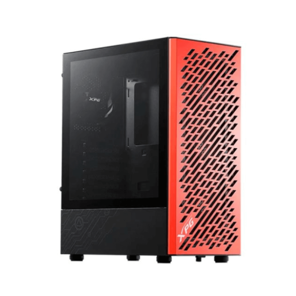 CASE GAMING XPG VALOR AIR MID TOWER VIDRIO LATERAL NEGRO / NARANJA (carcasa)