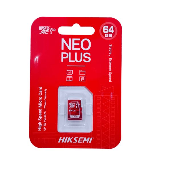 MicroSD 64G HIKSEMI, NEO PLUS
