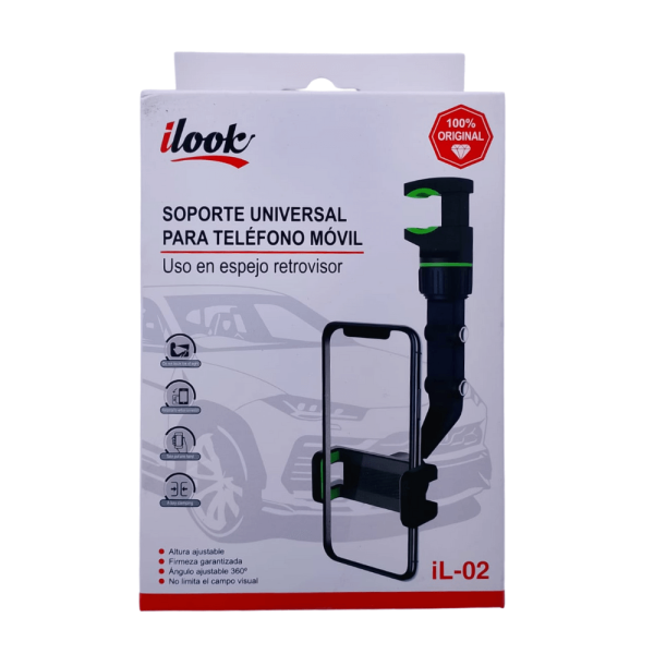 SOPORTE UNIVERSAL USO EN RETROVISOR