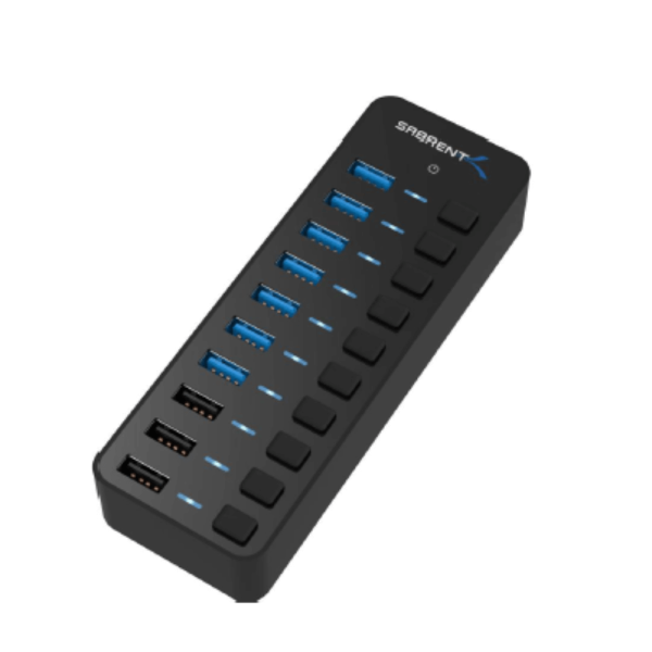 HUB USB CON CARGA, SABRENT HB-B7C3