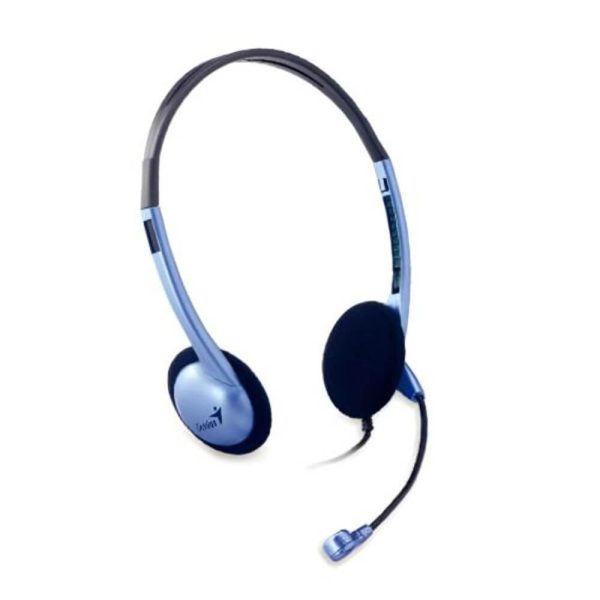 Audífonos con micrófono Genius HS-02B alámbricos