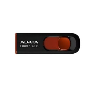 Memoria USB 32GB Adata AC008 USB 2.0 negra y roja