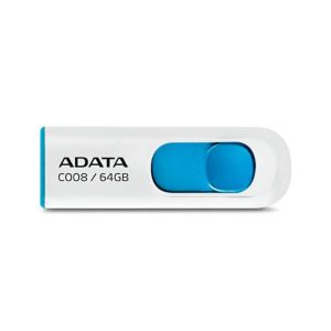 Memoria USB 64GB Adata UV240 USB 2.0 negra y blanca