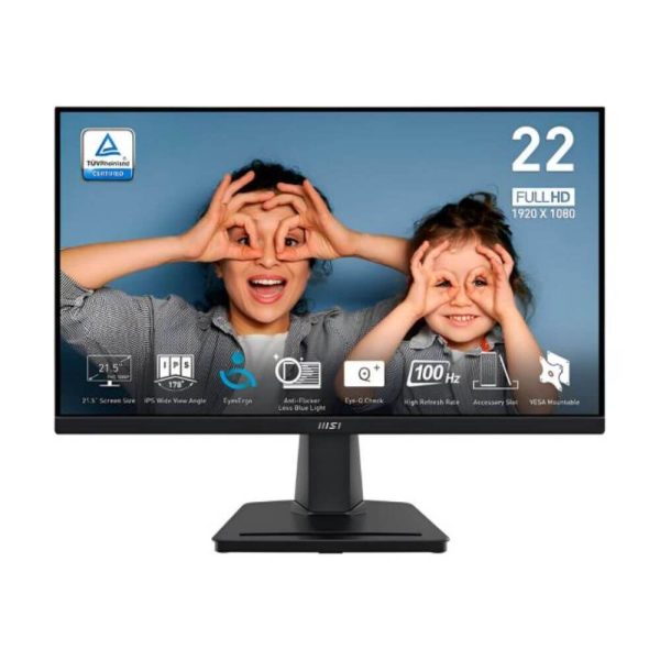 Monitor MSI PRO MP225 21.5 pulgadas 100Hz IPS Full HD